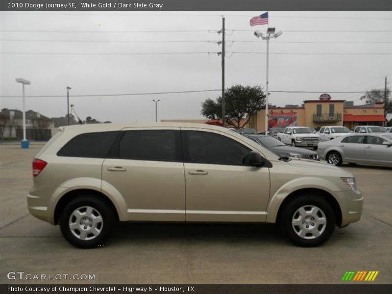 White Gold / Dark Slate Gray 2010 Dodge Journey SE