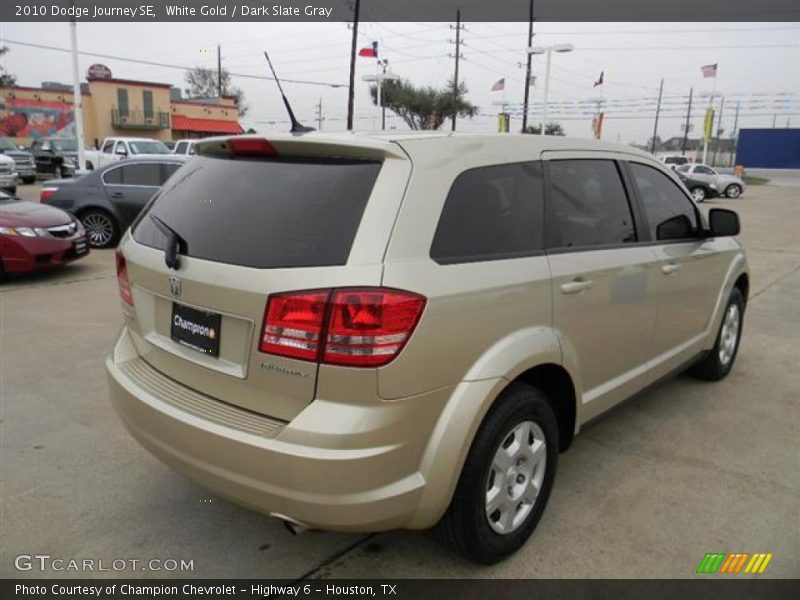 White Gold / Dark Slate Gray 2010 Dodge Journey SE