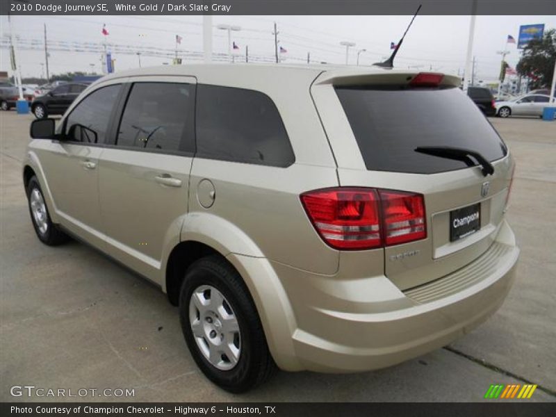 White Gold / Dark Slate Gray 2010 Dodge Journey SE
