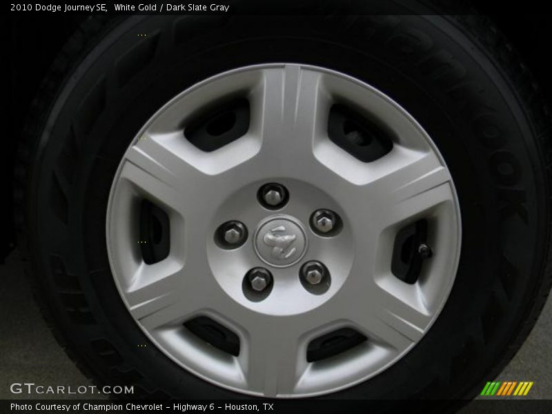 White Gold / Dark Slate Gray 2010 Dodge Journey SE
