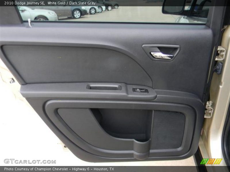 White Gold / Dark Slate Gray 2010 Dodge Journey SE