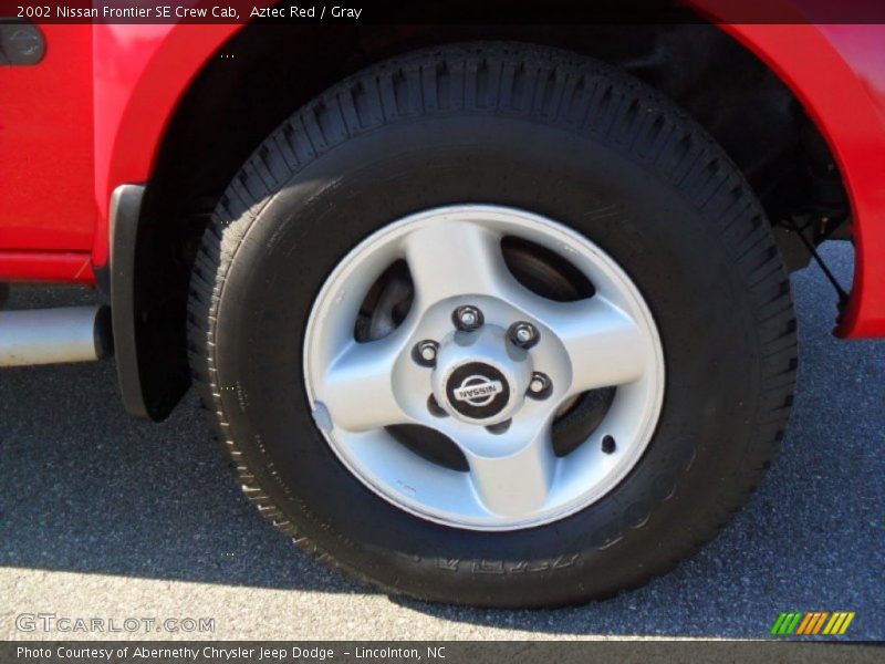 Aztec Red / Gray 2002 Nissan Frontier SE Crew Cab
