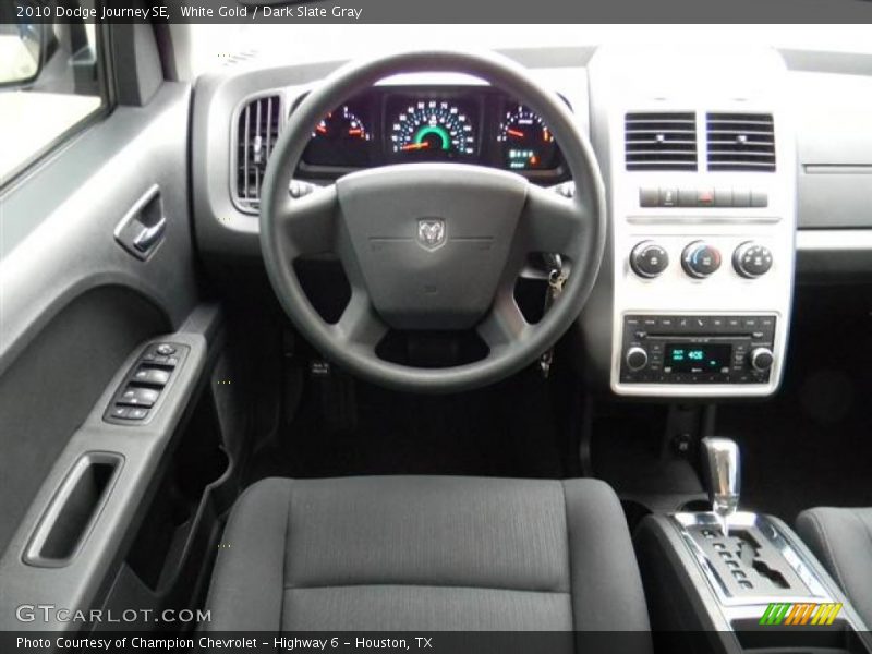 White Gold / Dark Slate Gray 2010 Dodge Journey SE