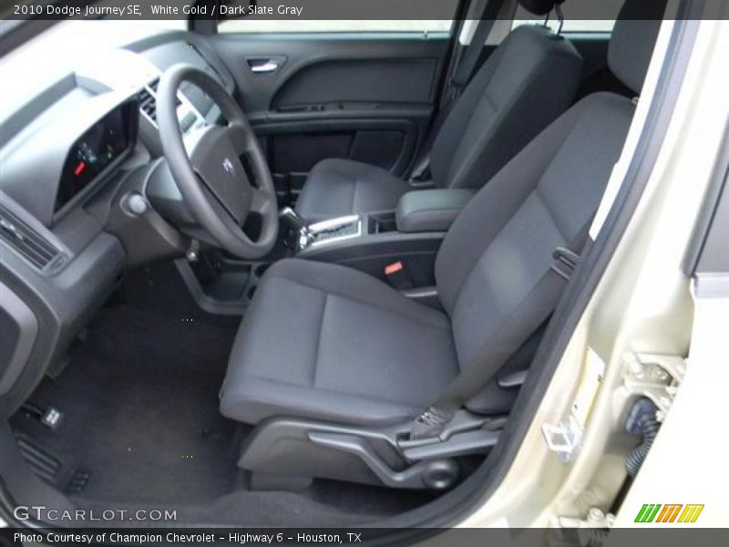 White Gold / Dark Slate Gray 2010 Dodge Journey SE