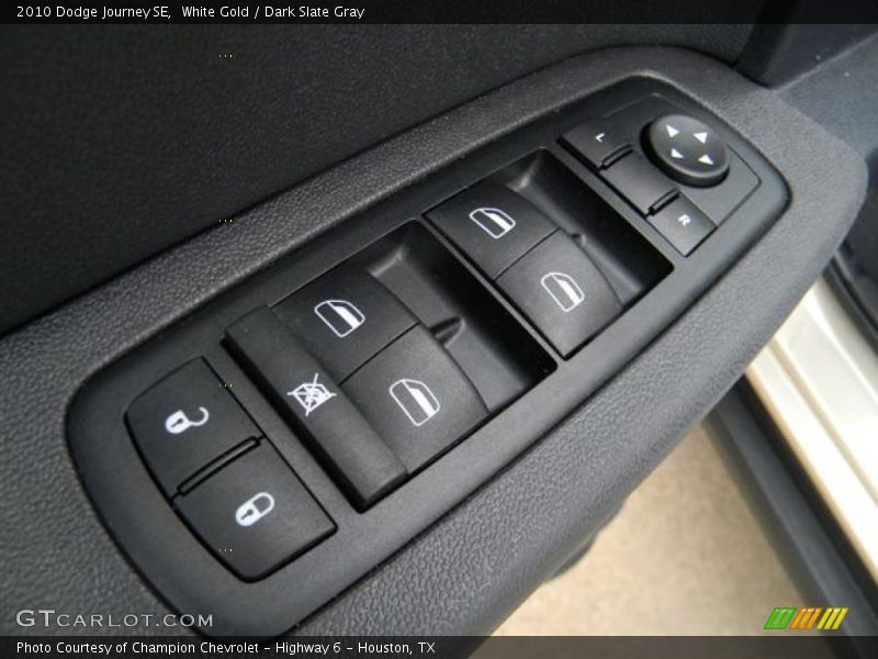 White Gold / Dark Slate Gray 2010 Dodge Journey SE