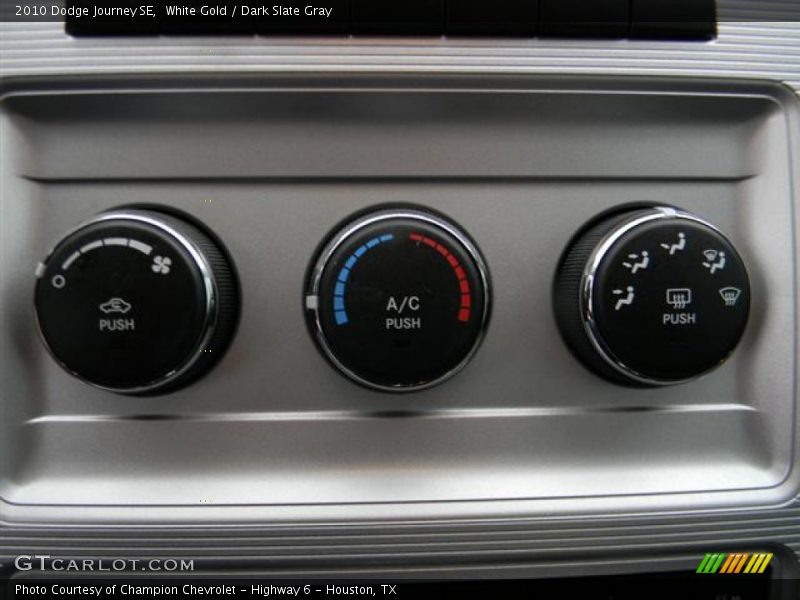White Gold / Dark Slate Gray 2010 Dodge Journey SE