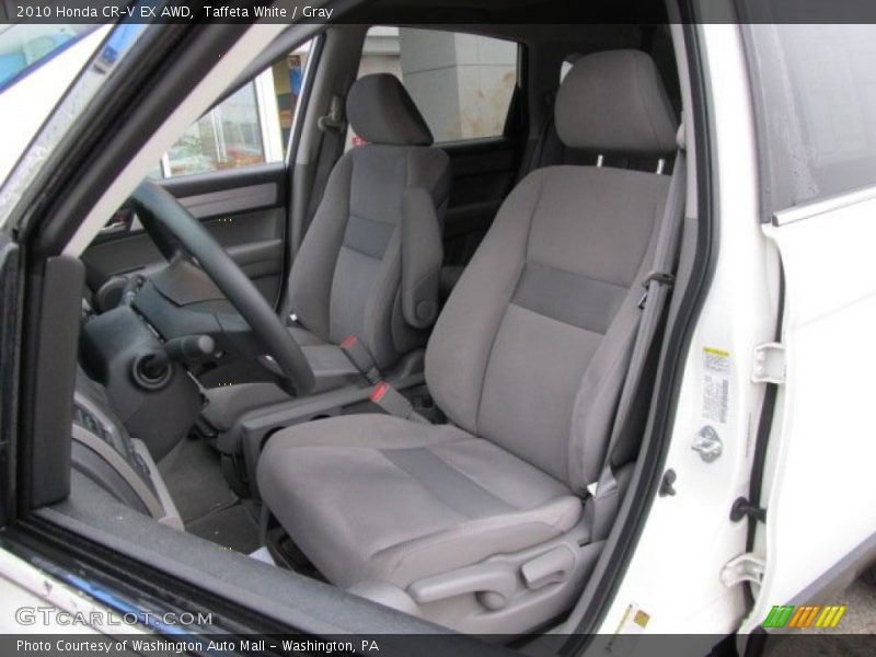 Taffeta White / Gray 2010 Honda CR-V EX AWD