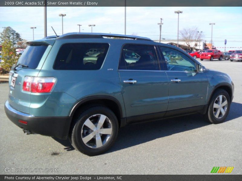 Silver Green Metallic / Ebony 2009 GMC Acadia SLT