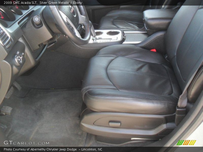Silver Green Metallic / Ebony 2009 GMC Acadia SLT