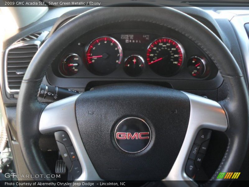 Silver Green Metallic / Ebony 2009 GMC Acadia SLT