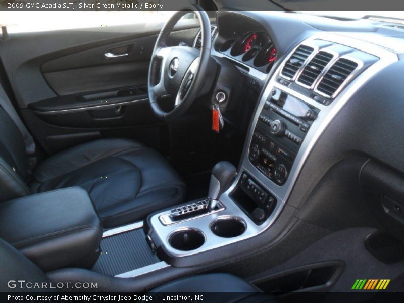 Silver Green Metallic / Ebony 2009 GMC Acadia SLT