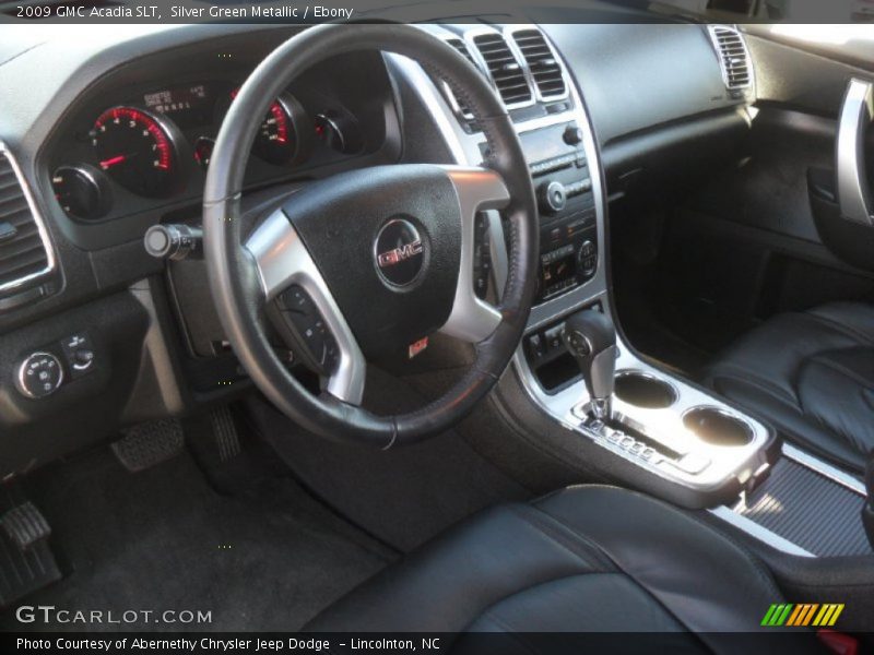 Silver Green Metallic / Ebony 2009 GMC Acadia SLT