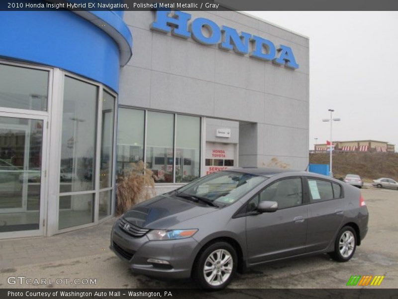 Polished Metal Metallic / Gray 2010 Honda Insight Hybrid EX Navigation