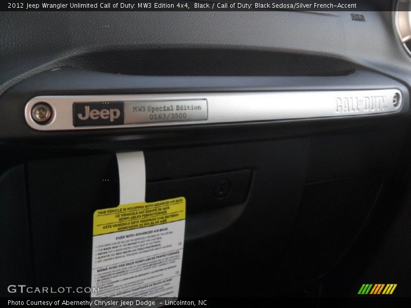 Call of Duty: MW3 Edition - 2012 Jeep Wrangler Unlimited Call of Duty: MW3 Edition 4x4