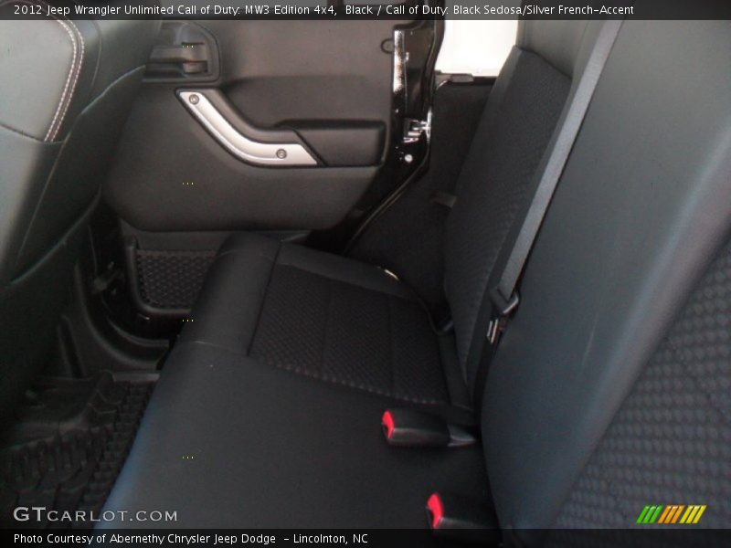 Black / Call of Duty: Black Sedosa/Silver French-Accent 2012 Jeep Wrangler Unlimited Call of Duty: MW3 Edition 4x4