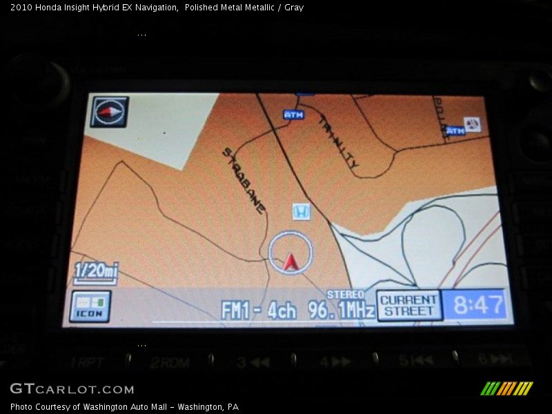 Polished Metal Metallic / Gray 2010 Honda Insight Hybrid EX Navigation