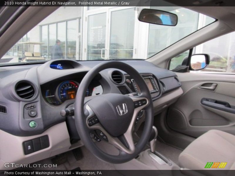 Polished Metal Metallic / Gray 2010 Honda Insight Hybrid EX Navigation