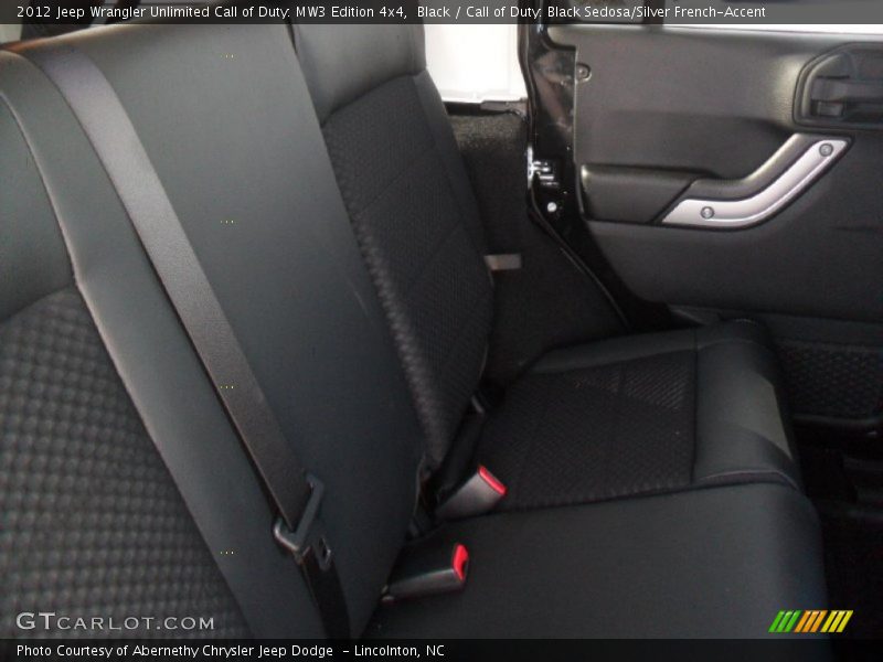 Black / Call of Duty: Black Sedosa/Silver French-Accent 2012 Jeep Wrangler Unlimited Call of Duty: MW3 Edition 4x4