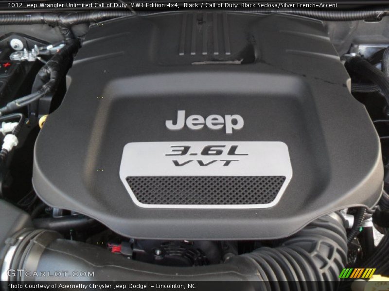  2012 Wrangler Unlimited Call of Duty: MW3 Edition 4x4 Engine - 3.6 Liter DOHC 24-Valve VVT Pentastar V6