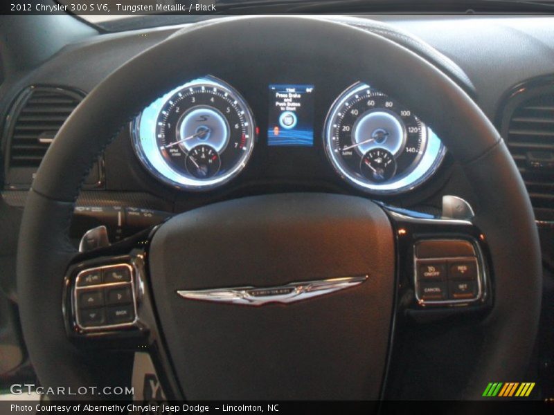 Tungsten Metallic / Black 2012 Chrysler 300 S V6