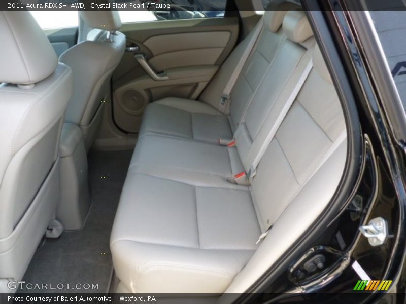 Crystal Black Pearl / Taupe 2011 Acura RDX SH-AWD