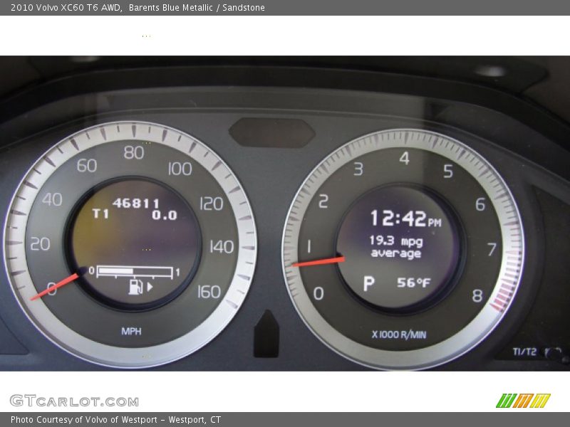 Barents Blue Metallic / Sandstone 2010 Volvo XC60 T6 AWD