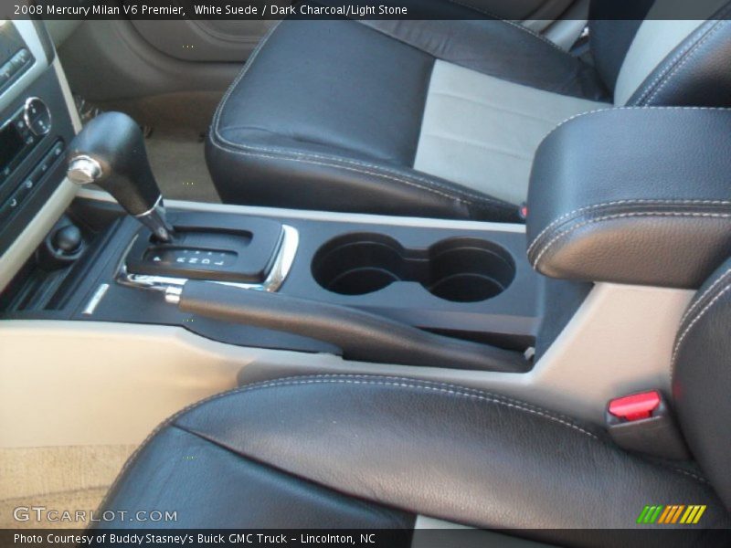 White Suede / Dark Charcoal/Light Stone 2008 Mercury Milan V6 Premier