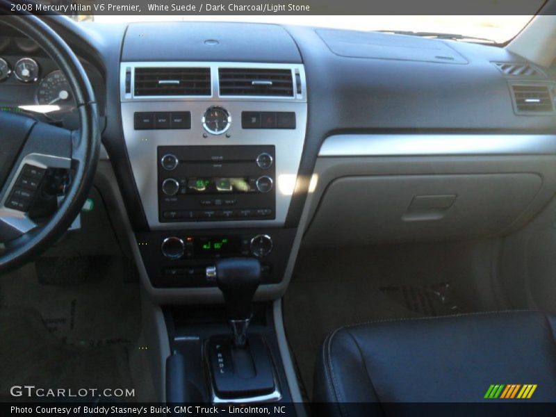 White Suede / Dark Charcoal/Light Stone 2008 Mercury Milan V6 Premier