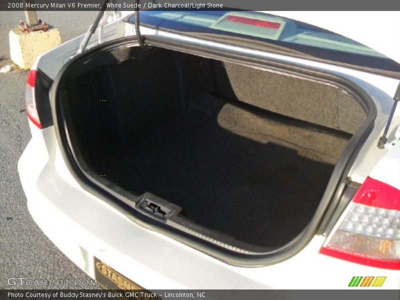 White Suede / Dark Charcoal/Light Stone 2008 Mercury Milan V6 Premier