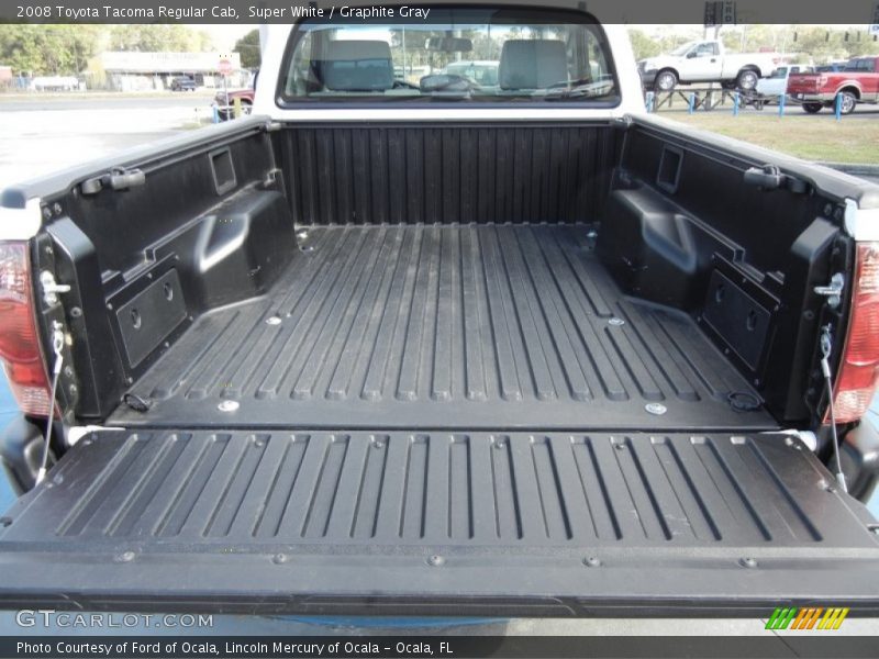 Super White / Graphite Gray 2008 Toyota Tacoma Regular Cab