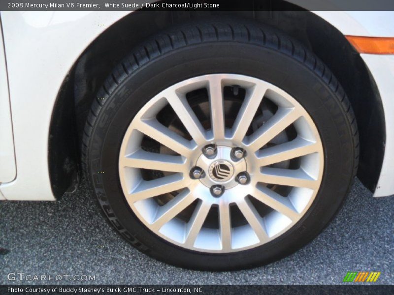 White Suede / Dark Charcoal/Light Stone 2008 Mercury Milan V6 Premier