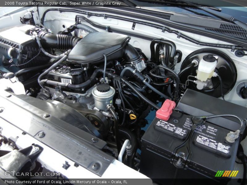 Super White / Graphite Gray 2008 Toyota Tacoma Regular Cab