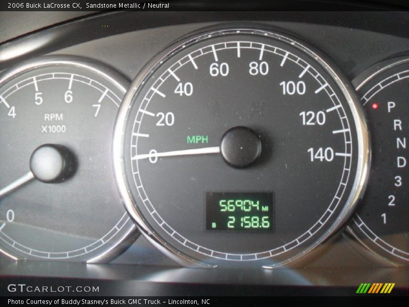 Sandstone Metallic / Neutral 2006 Buick LaCrosse CX