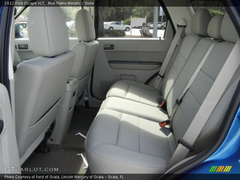 Blue Flame Metallic / Stone 2012 Ford Escape XLT