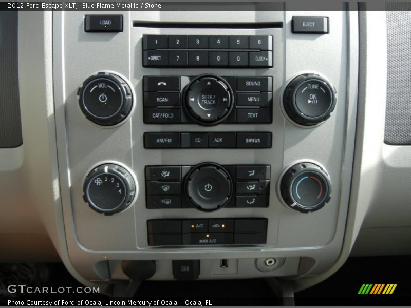 Blue Flame Metallic / Stone 2012 Ford Escape XLT