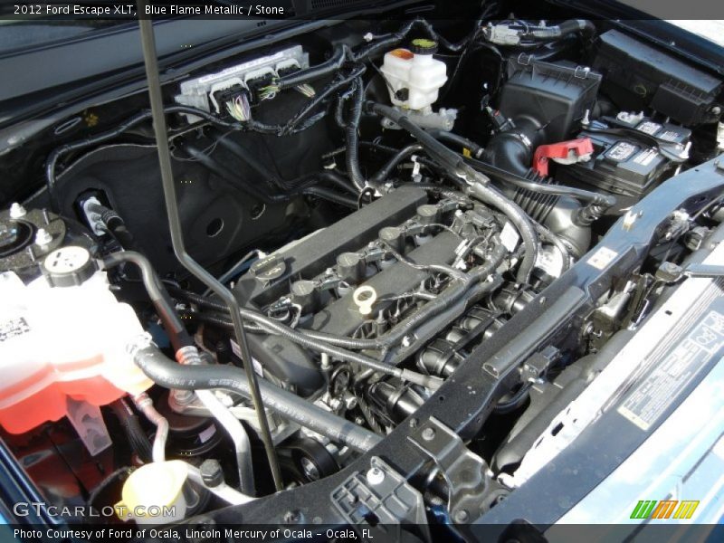 Blue Flame Metallic / Stone 2012 Ford Escape XLT