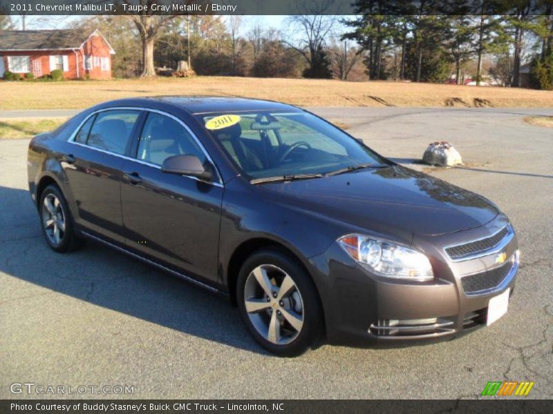 Taupe Gray Metallic / Ebony 2011 Chevrolet Malibu LT