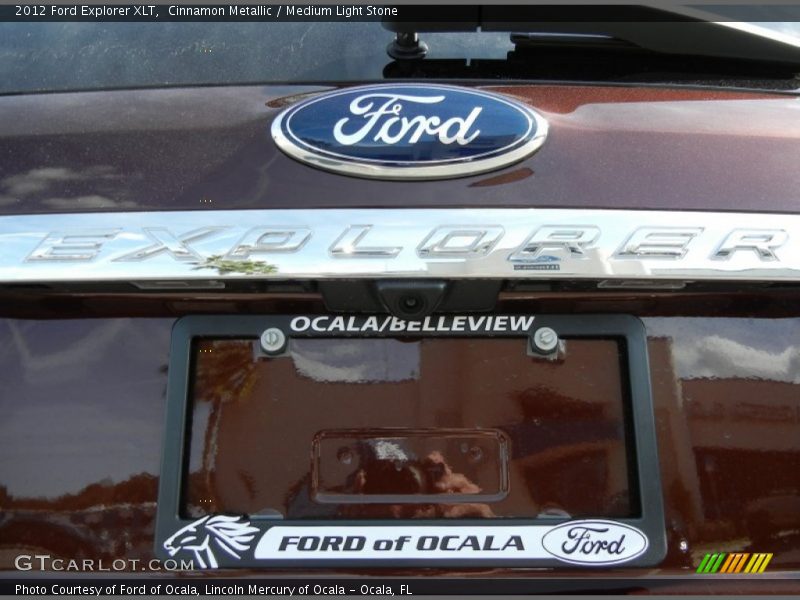 Cinnamon Metallic / Medium Light Stone 2012 Ford Explorer XLT