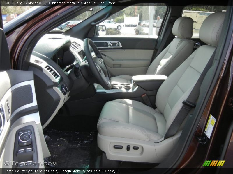 Cinnamon Metallic / Medium Light Stone 2012 Ford Explorer XLT