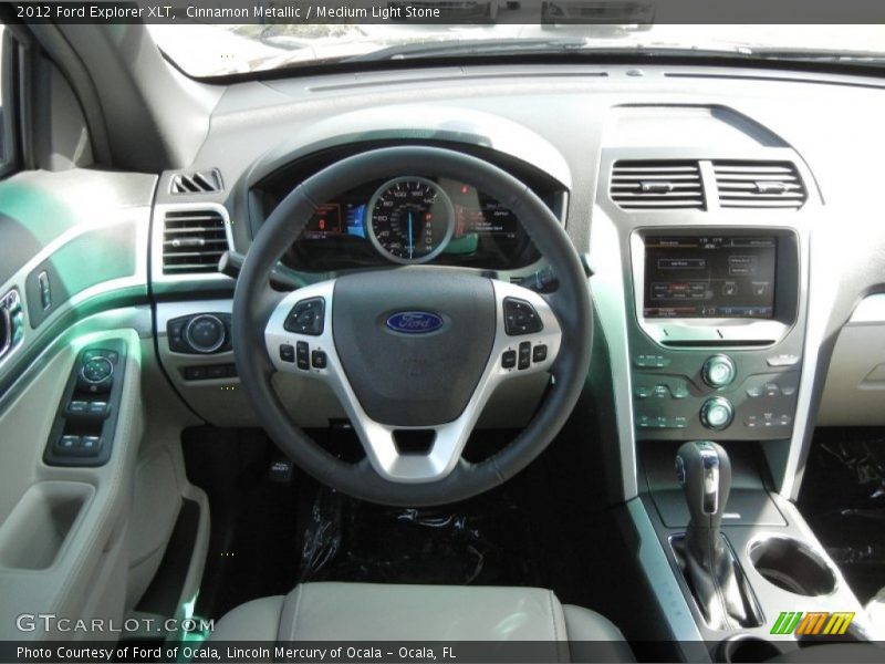 Cinnamon Metallic / Medium Light Stone 2012 Ford Explorer XLT