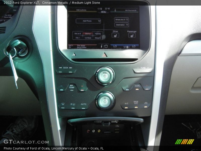 Cinnamon Metallic / Medium Light Stone 2012 Ford Explorer XLT