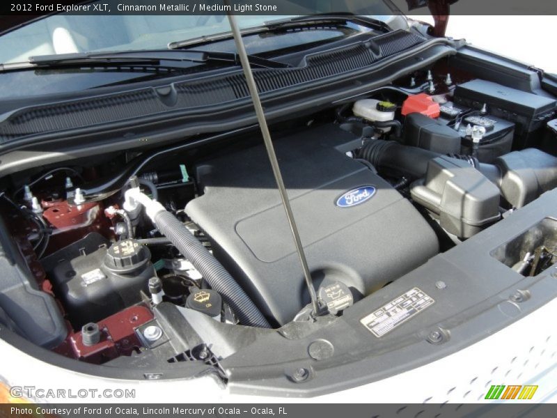 Cinnamon Metallic / Medium Light Stone 2012 Ford Explorer XLT