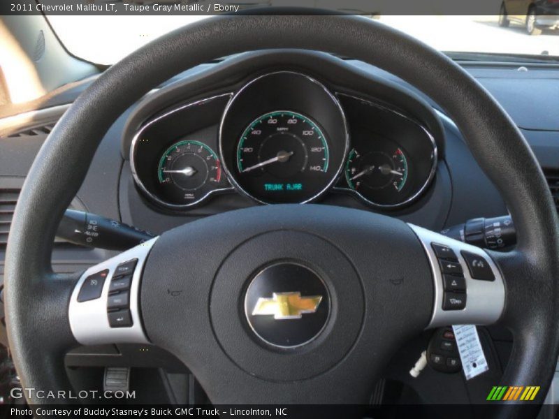 Taupe Gray Metallic / Ebony 2011 Chevrolet Malibu LT