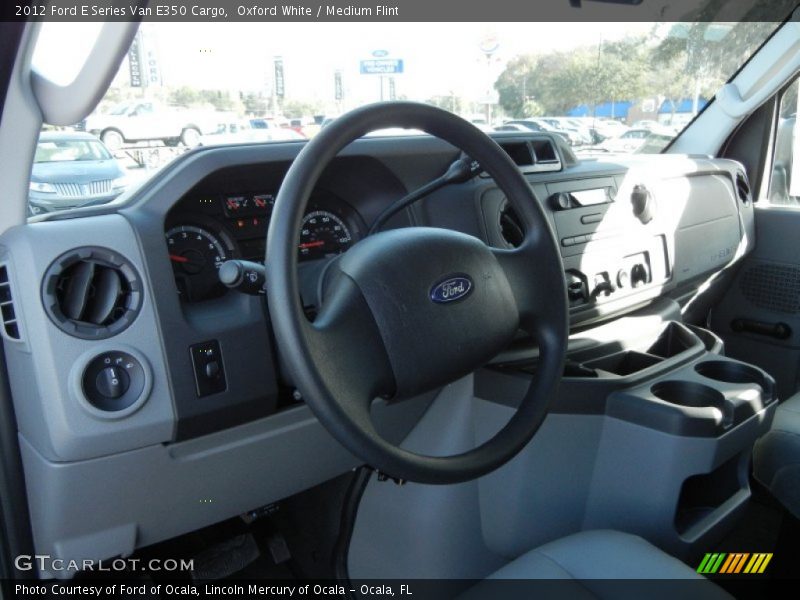 Oxford White / Medium Flint 2012 Ford E Series Van E350 Cargo