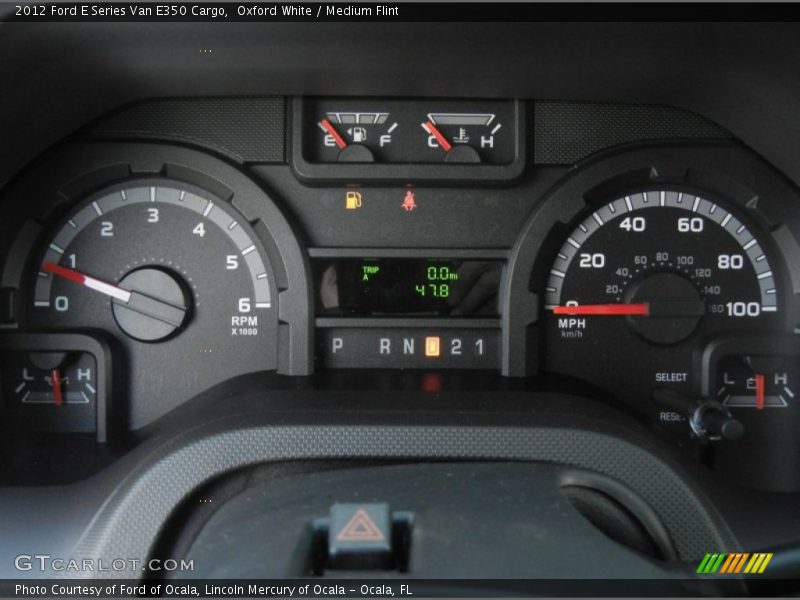  2012 E Series Van E350 Cargo E350 Cargo Gauges