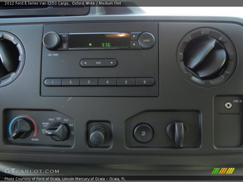 Controls of 2012 E Series Van E350 Cargo