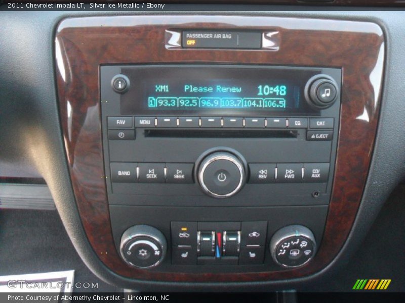Silver Ice Metallic / Ebony 2011 Chevrolet Impala LT