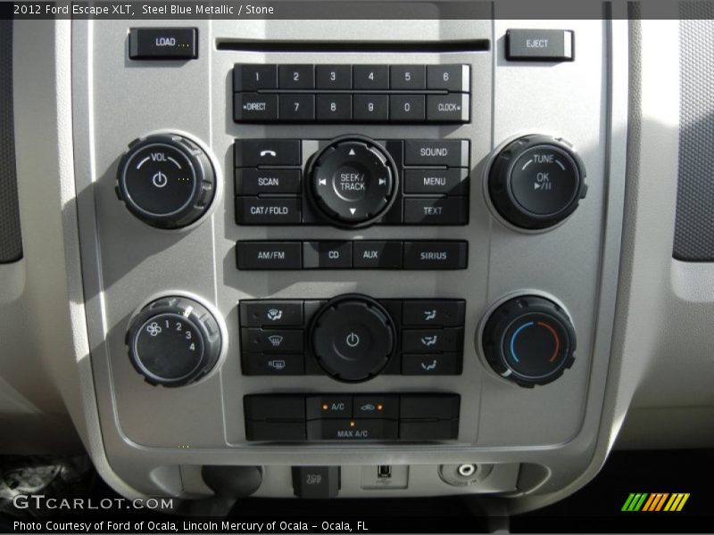 Steel Blue Metallic / Stone 2012 Ford Escape XLT