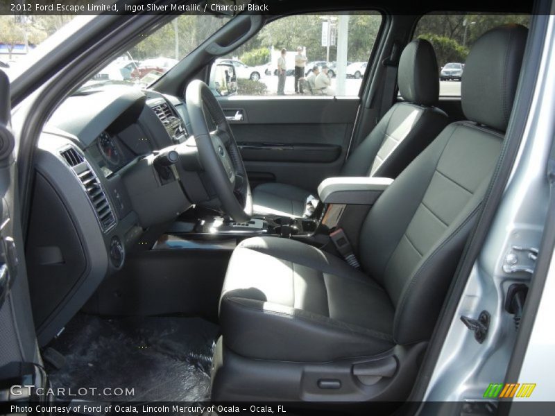 Ingot Silver Metallic / Charcoal Black 2012 Ford Escape Limited