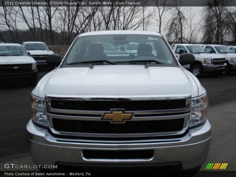 Summit White / Dark Titanium 2011 Chevrolet Silverado 2500HD Regular Cab